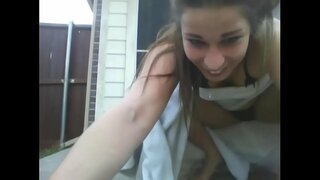 Rischioso Cam Spettacolo Al Di Fuori