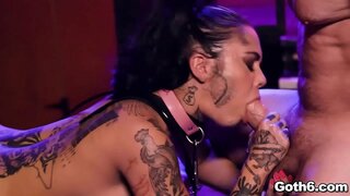 Goth szexi kurva Genevieve Sinn kap egy ANÁLIS