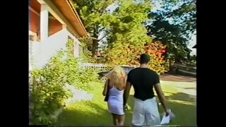 Hot blonde anal bunduda